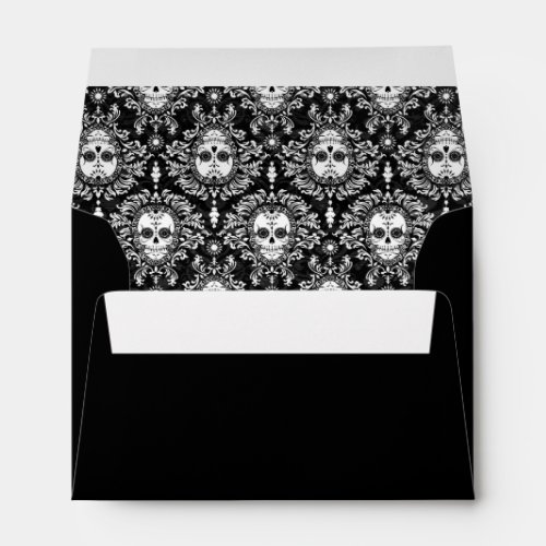 Dead Damask _ Custom Chic Sugar Skulls Envelope