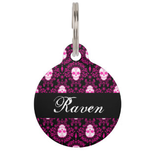 Dead Damask - Custom Pet Tag