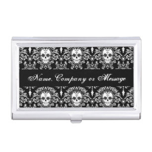 Dead Damask - Custom Sugar Skull Bizcard Holder