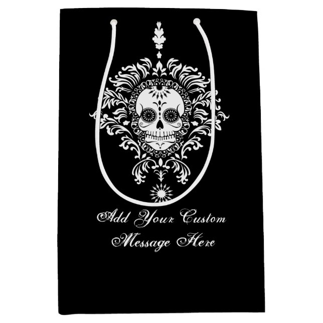 Dead Damask - Custom Sugar Skull Gift Bag (Front)
