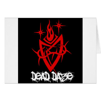 Dead Daze Tribal Heart Cards
