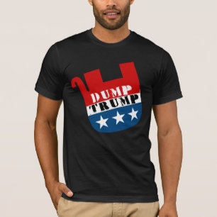 Dead Elephant - Dump Trump - Anti-Trump - T-Shirt