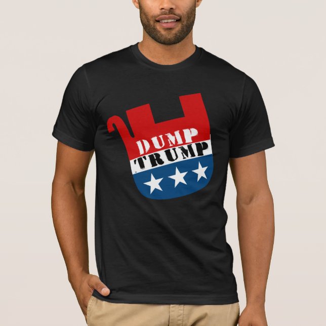 Dead Elephant - Dump Trump - Anti-Trump - T-Shirt (Front)
