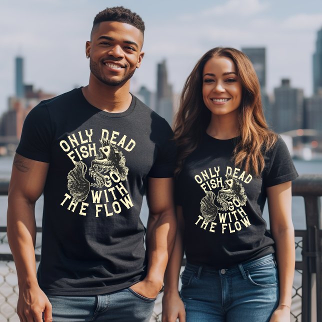 Dead Fish go with the Flow T-Shirt (Creator Uploaded)
