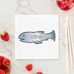 Dead Fish Napkins