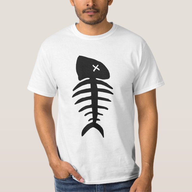 dead fish skeleton T-Shirt (Front)