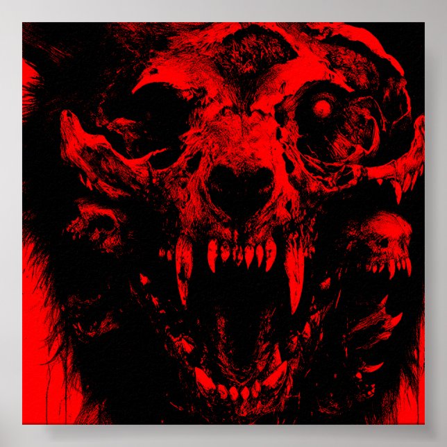 DEAD FLESH AMALGAMATION | Matte Paper Print (Front)