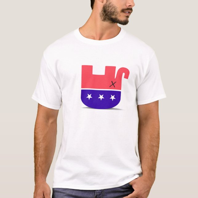 Dead GOP Elephant T-Shirt (Front)