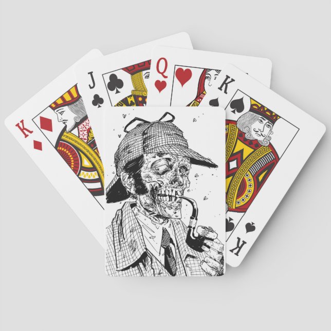 Dead Hand Of Sherlook Poker Cards (Back)