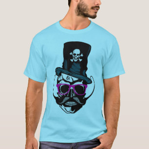 dead head hipster mustache mustachu ana T-Shirt