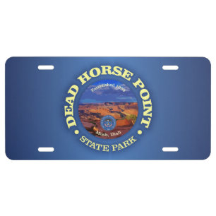 Dead Horse Point SP License Plate