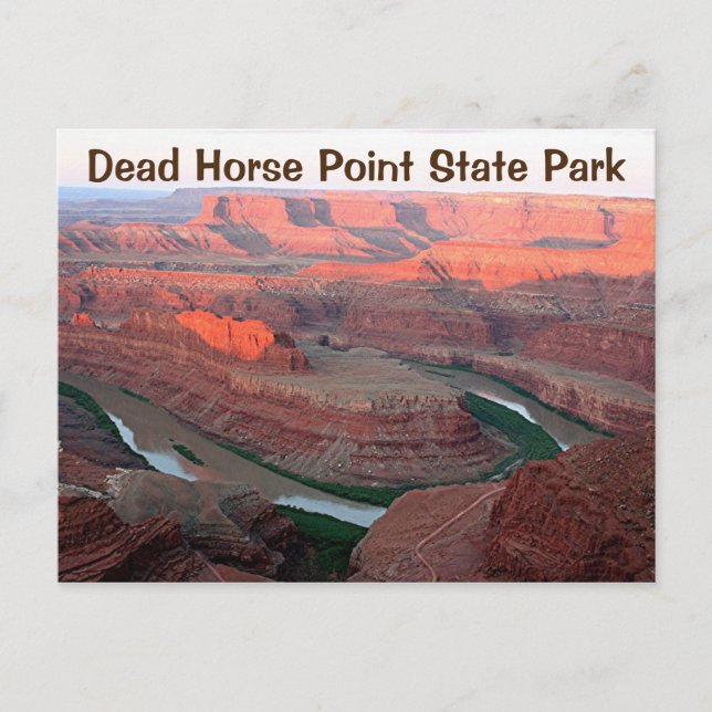 Dead Horse Point State Park 3, sunrise, Utah Postcard (Front)