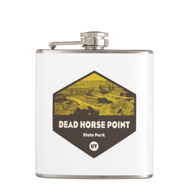 Dead Horse Point State Park Utah Flask (Front)