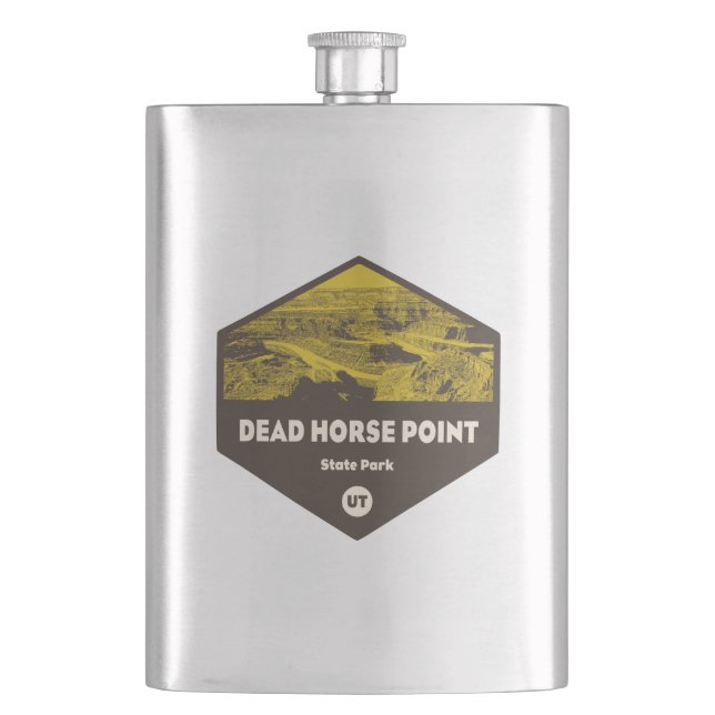 Dead Horse Point State Park Utah Flask (Front)