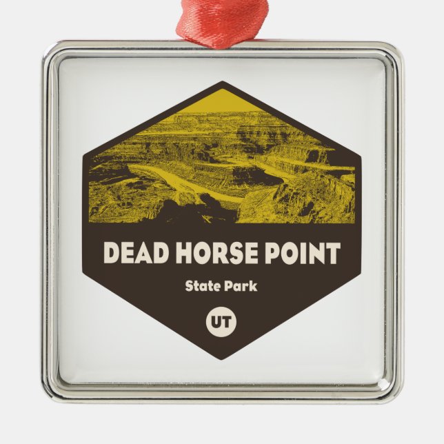 Dead Horse Point State Park Utah Metal Ornament (Front)