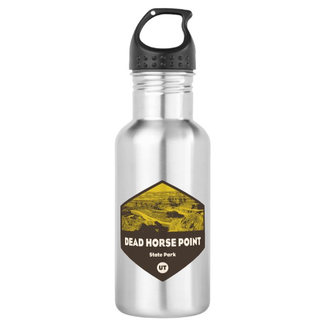 Dead Horse Point State Park Utah Stainless Steel Water Bottle (Front)