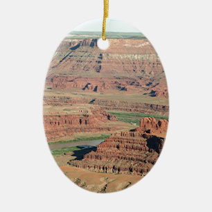 Dead Horse Point State Park, Utah, USA 4 Ceramic Ornament