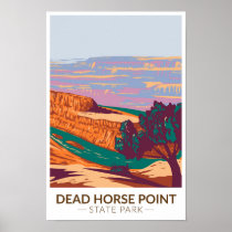 Dead Horse Point State Park Utah Vintage Poster