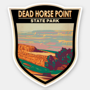 Dead Horse Point State Park Utah Vintage Sticker