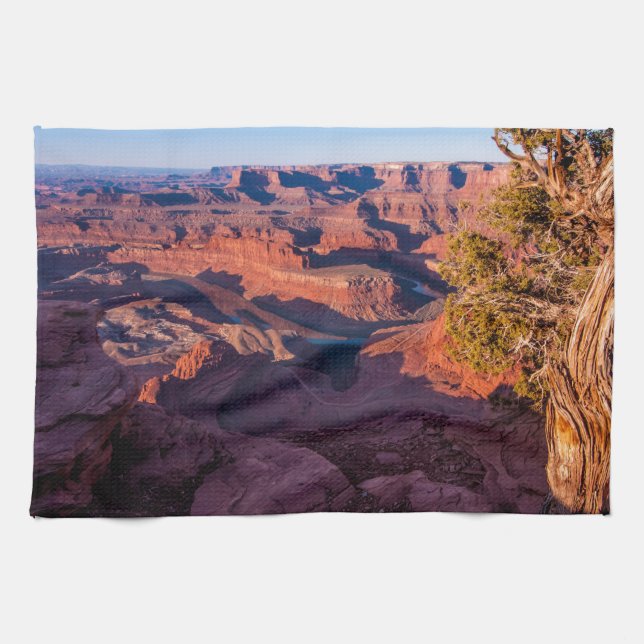 Dead Horse Point Sunrise - Moab, Utah Kitchen Towel (Horizontal)