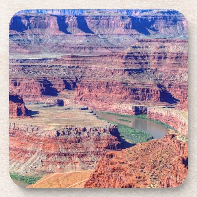 Dead horse state park Moab Utah Beverage Coaster (Front)