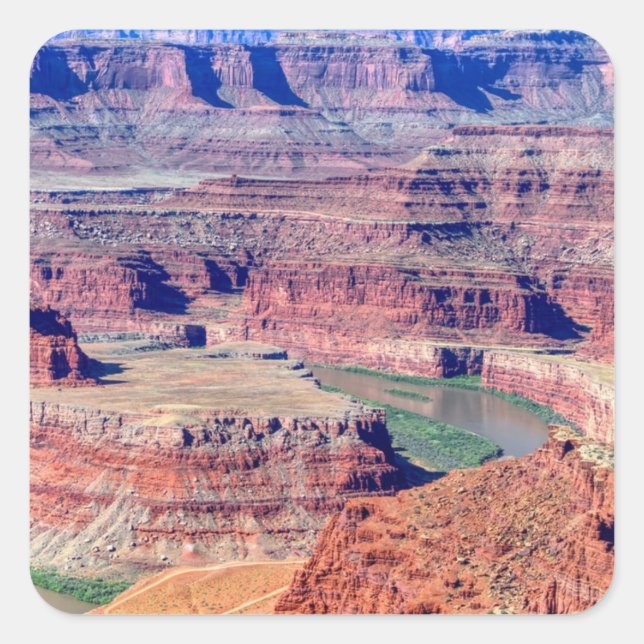 Dead horse state park Moab Utah Square Sticker (Front)