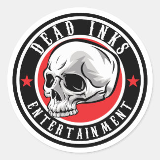 Dead Inks Stickers! Classic Round Sticker