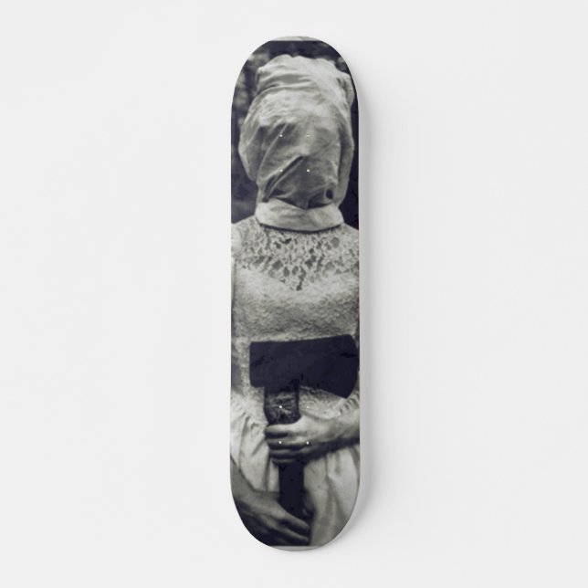 Dead Inside Axe Murderer Dark Gothic Popsicle Deck (Front)