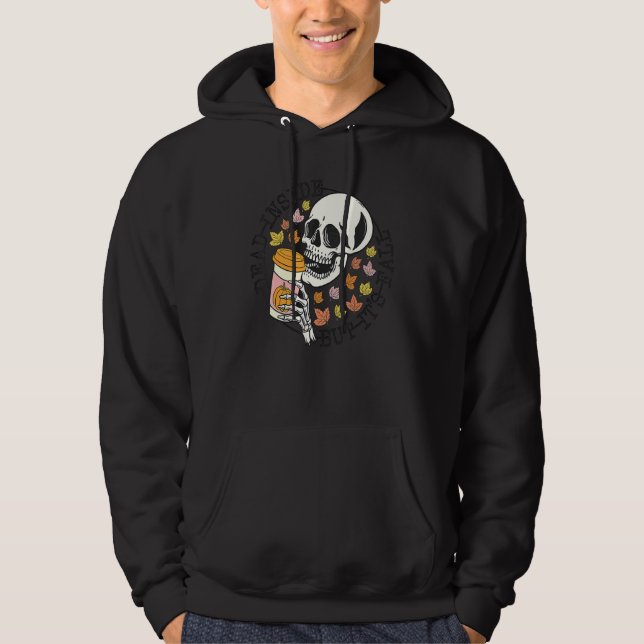 Dead Inside But Its Fall Halloween Hoodie (Front)