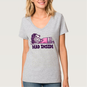 Dead Inside, Depressed Girl New Halloween 2023 T-Shirt