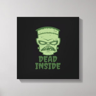 Dead Inside Frankenstein Monster Canvas Print