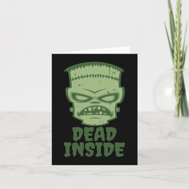 Dead Inside Frankenstein Monster Card (Front)