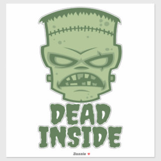 Dead Inside Frankenstein Monster Sticker