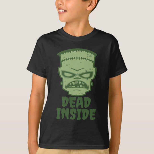Dead Inside Frankenstein Monster T-Shirt (Front)