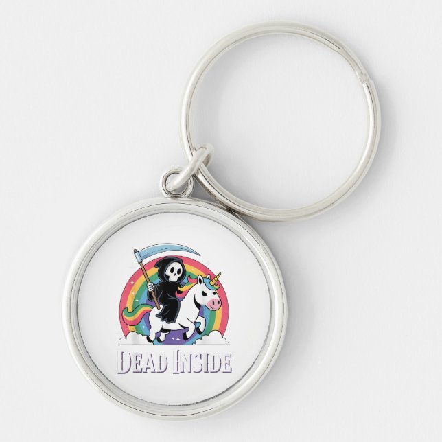  Dead Inside  Keychain (Front)
