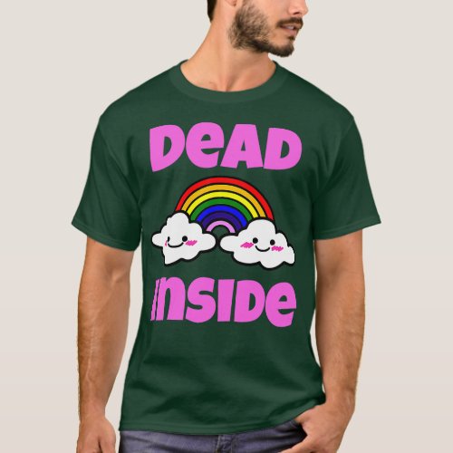 Dead Inside Rainbow T_Shirt