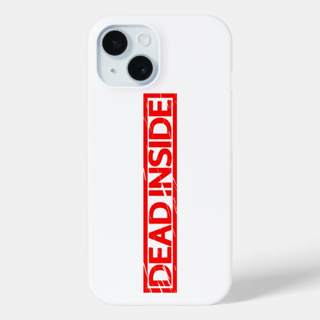 Dead inside Stamp Case-Mate iPhone Case (Back)