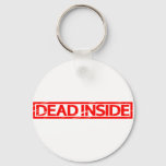 Dead inside Stamp Keychain