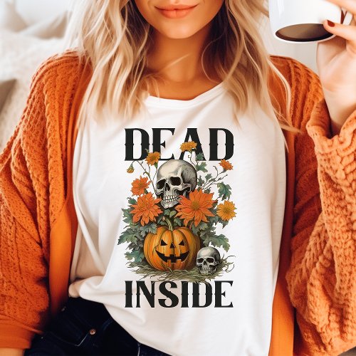 Dead Inside Vintage Halloween T_Shirt