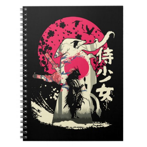 Dead Japanese Samurai Warrior Japan  Swordsman Notebook