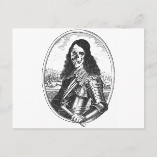 dead knight pirate postcard