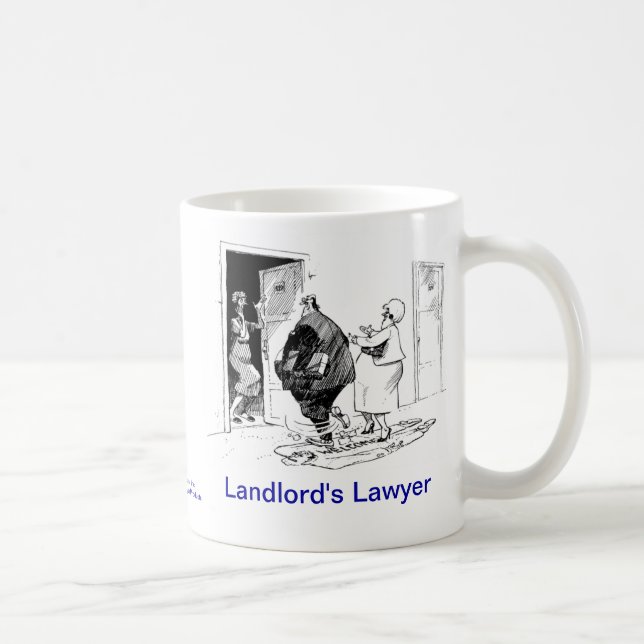 Dead Lawyer™ landlord's Lawyer Coffee Mug (Right)