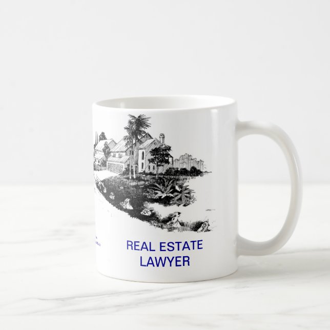 Dead Lawyer™ Real Estate Lawyer Coffee Mug (Right)