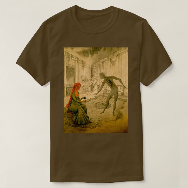 Dead Leaves by Remedios Varo T-Shirt (Design Front)