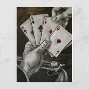 Dead Man's Hand Postcard