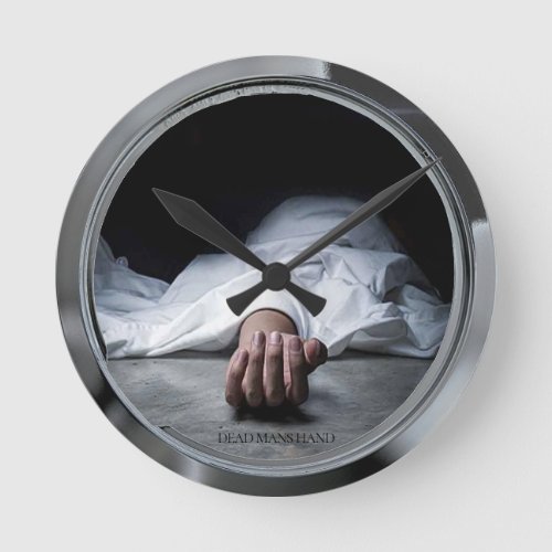 Dead mans hand round clock