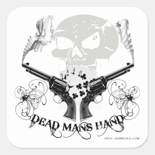 Dead Mans Hand Sticker