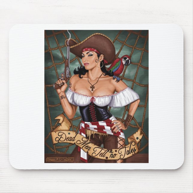Dead men Tell No tales Mouse Pad (Front)