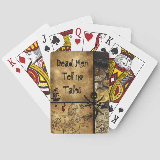 Dead Men Tell No Tales Poker Cards (Back)