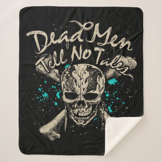 Dead Men Tell No Tales Sherpa Blanket (Front)